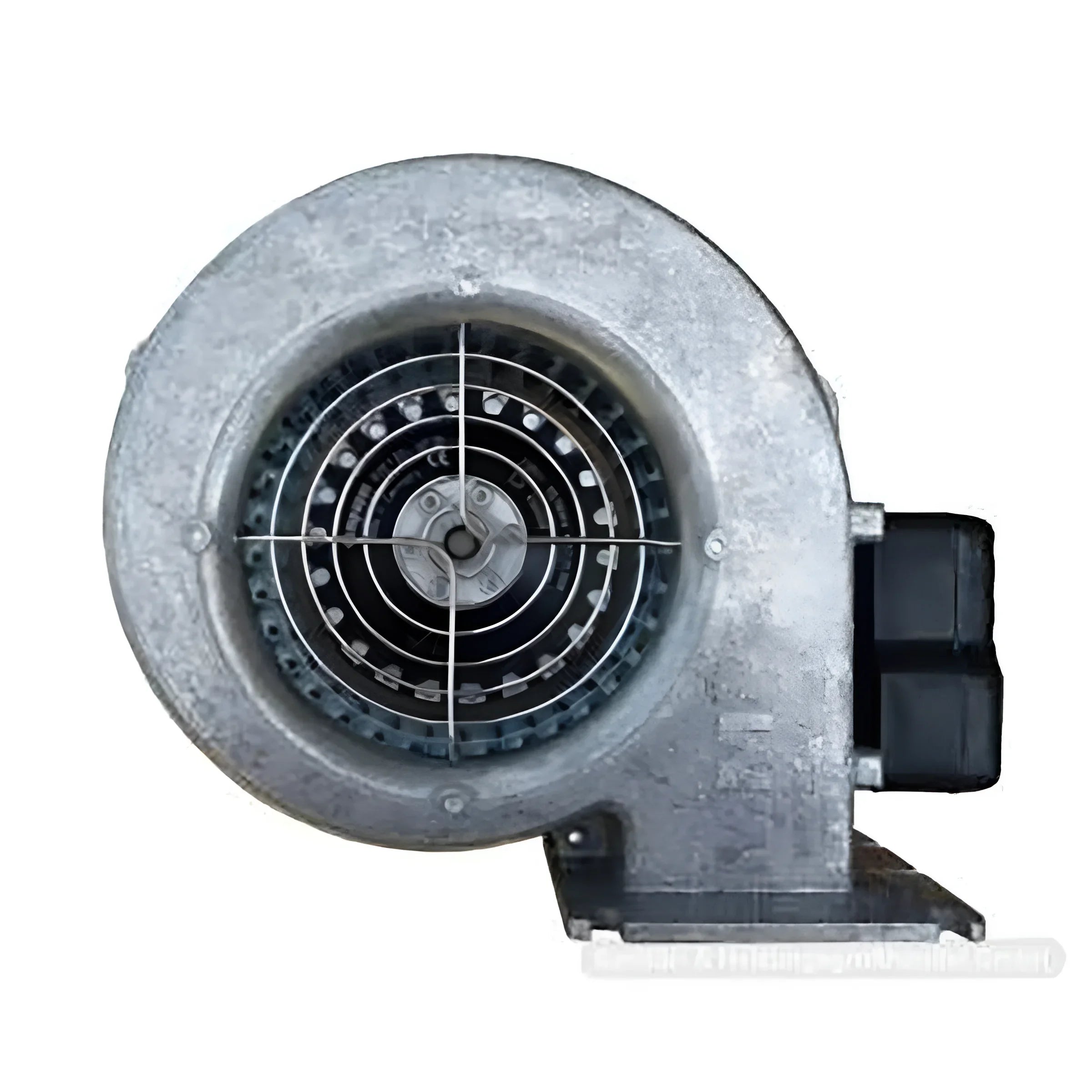 Silberner Metallgebläse für Festbrennstoffkessel Irleh Plus, ideal für Irleh Plus Kessel