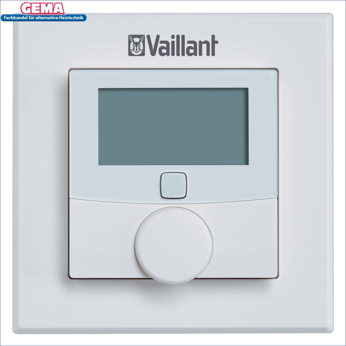 Weißer digitaler Thermostat für Einzelraumregelung ambiSENSE mit aufeinander abgestimmten Komponenten für sicheren Betrieb