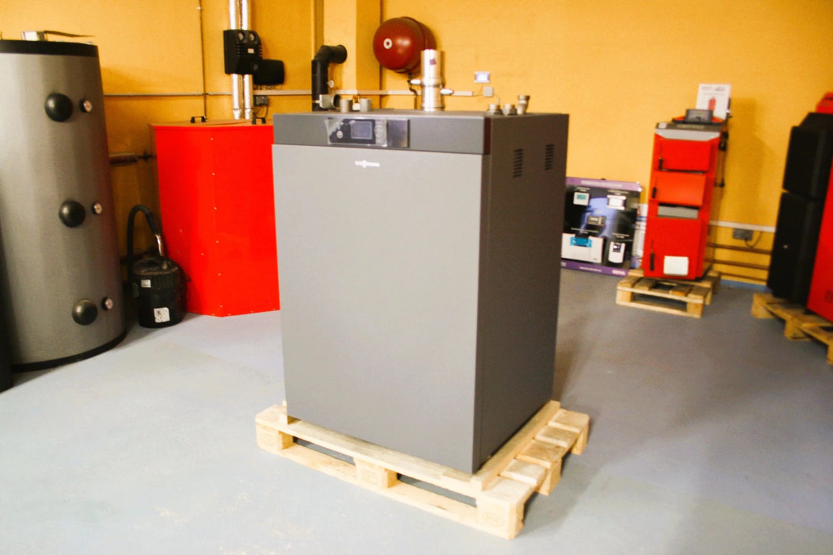 Pelletkessel Viessmann Vitoligno 300 - C Heizkessel vollautomatisch 12KW - GEMA Shop