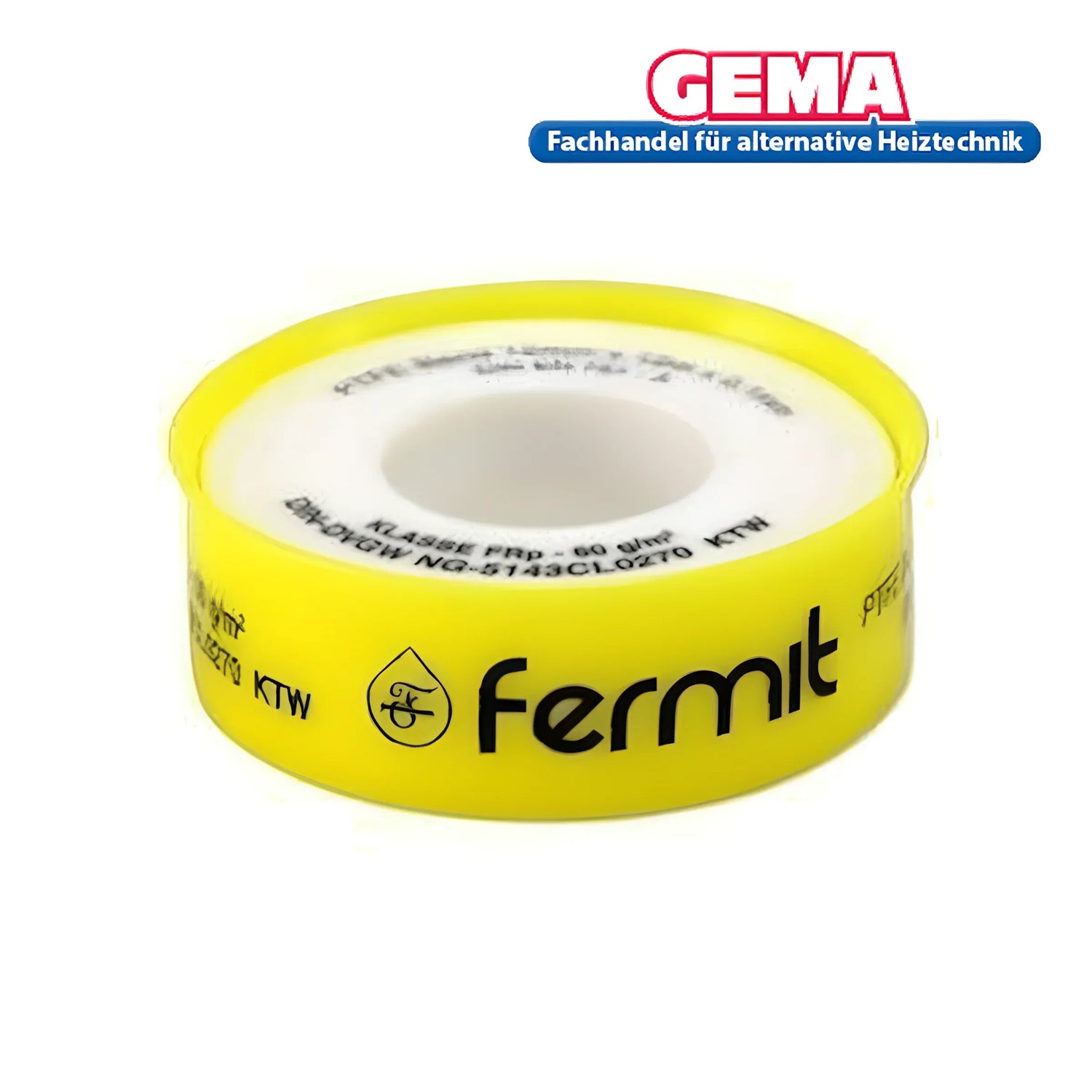 PTFE Gewindedichtband DIN EN751-3 Klasse FRp 12mmx12m-60g/m².