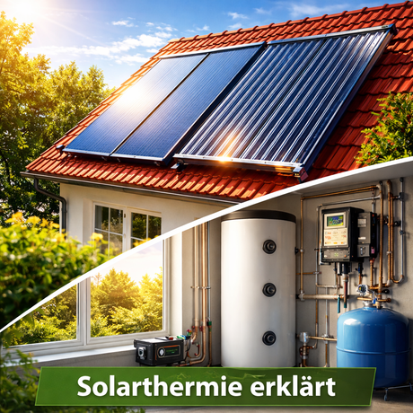 Solarthermie erklärt – Wärmeerzeugung mit der Sonne
