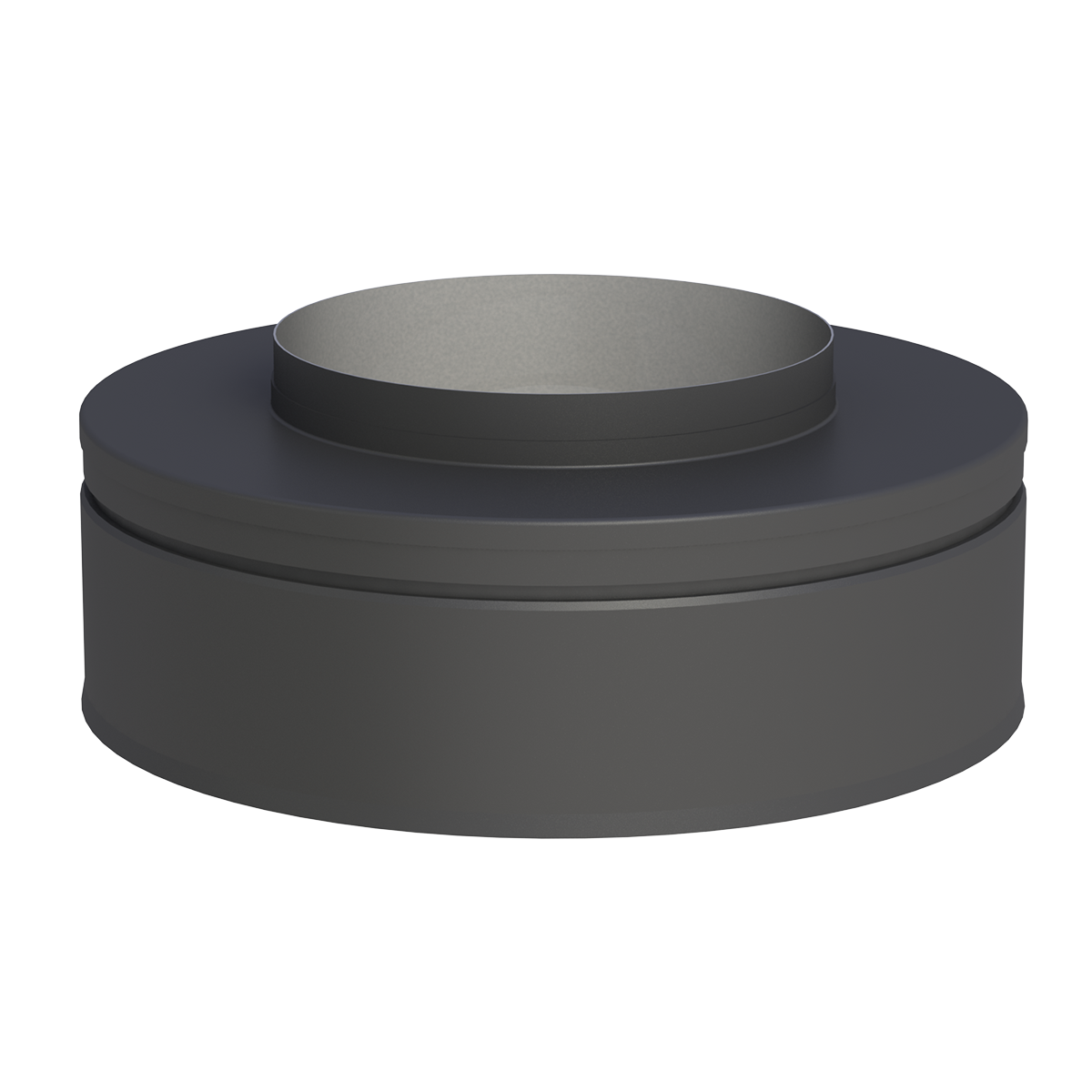DW Neo schwarz 🏠 | doppelwandiger Schornstein 5-10m mit modernem Design und hoher Sicherheit.