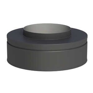 DW Neo schwarz 🏠 | doppelwandiger Schornstein 5-10m mit modernem Design und hoher Sicherheit.