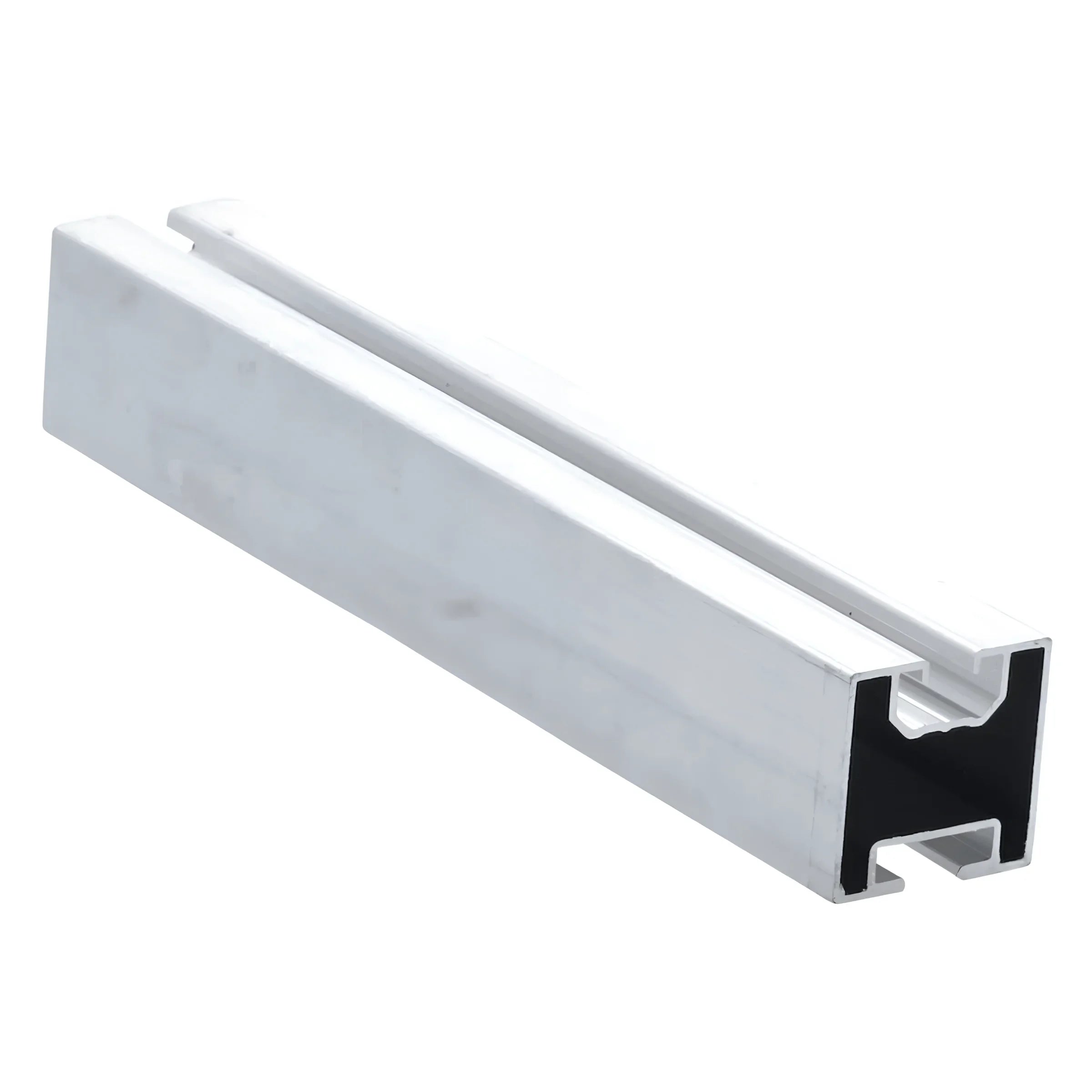 Silberfarbenes Stahl-H-Beam für 8 kWp PV-Anlage mit Huawei Sun2000-8KTL-M1, hybrid wechselrichter, solar kabel