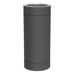 DW Neo 150 schwarz doppelwandiger Schornstein 🏠 für 5-10 Meter: modern, funktional und sicher! 🔥