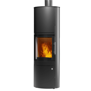 Kaminofen Leo von Königshütte 5 kW, 🔥 raumluftunabhängig, mit optionalem 80 kg Wärmespeicher, modernes Design.