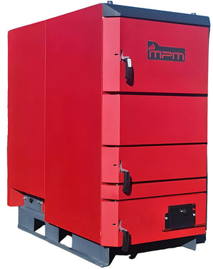 Roter Mehrtüriger Industrie-Holzvergaserkessel MPM Wood Plus 6 kW