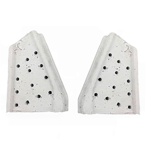 2 Keramiksteine für 🔥Pelletbrenner Ecofire E+ und ES+, geeignet als Originalersatzteil.