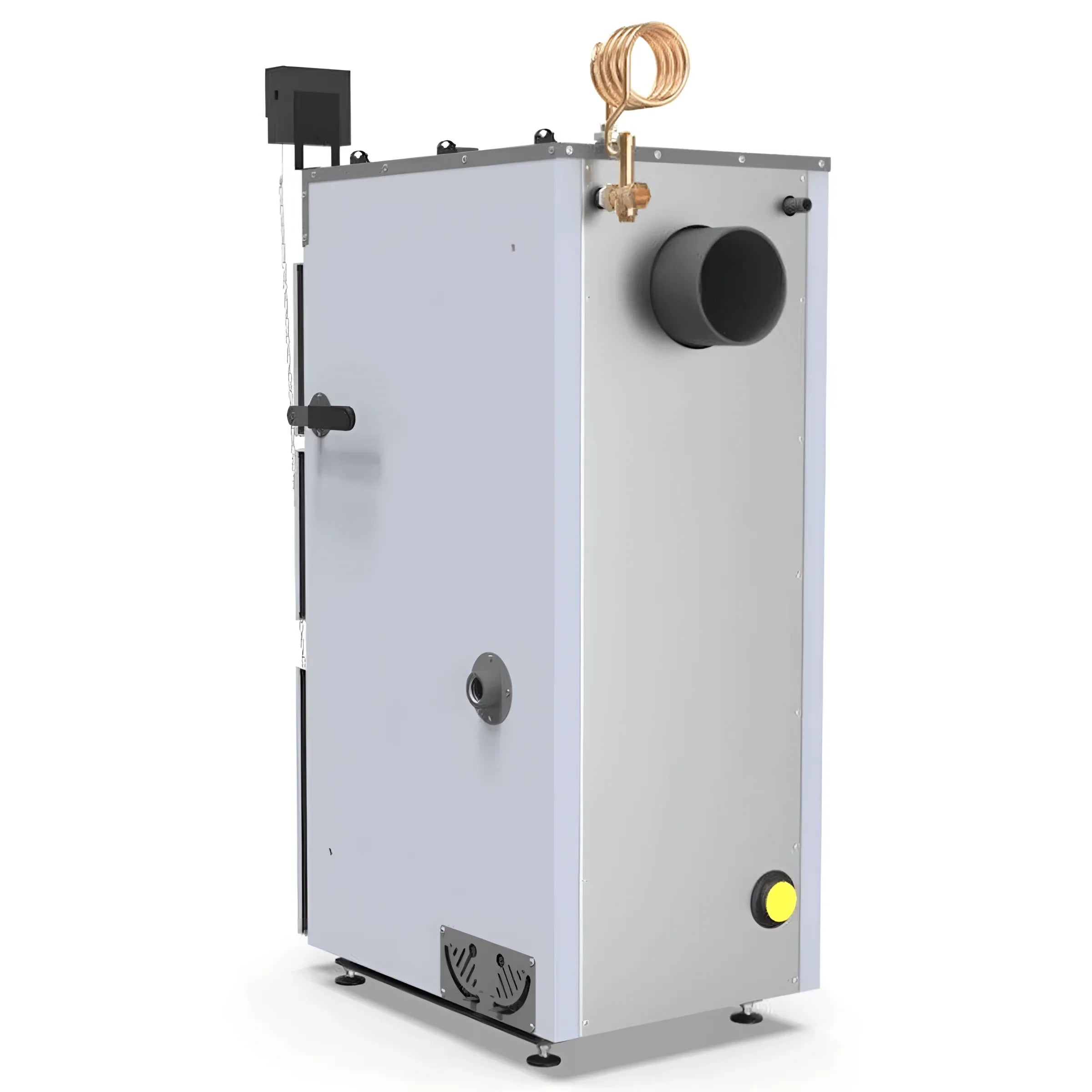 Defro Feuerholz Plus 12 kW Scheitholzkessel 🔥 mit elektronischem Feuerzugsregler und modernem Vergasersystem.