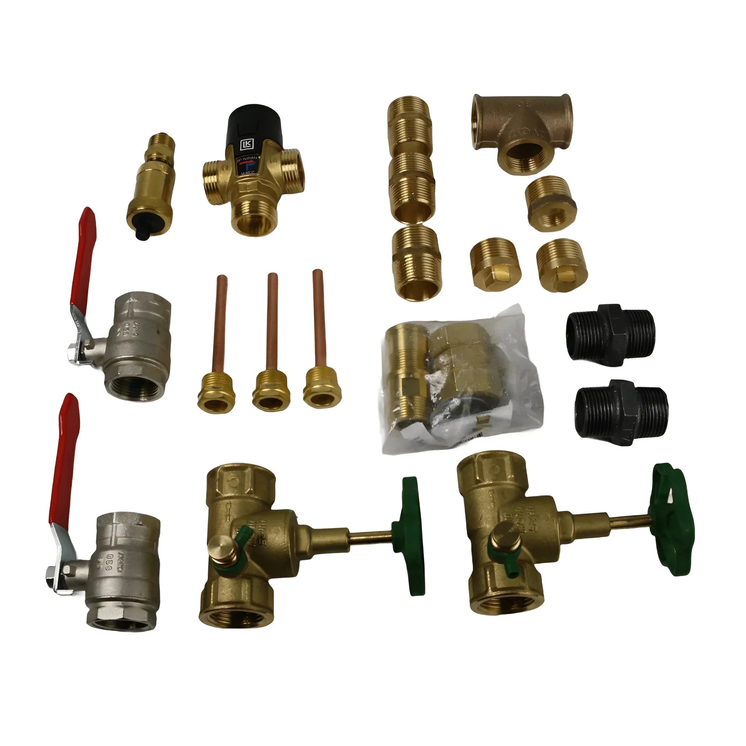 Assortierte Sanitäranschlussfittings für Sunex Fish S15, S15 Anschlusskasten und Solar Rohrstopfen