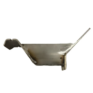 Metalisches, eigenartiges Halterstück für Defro Duo Ekopell Brennerschale, Original Ersatzteil
