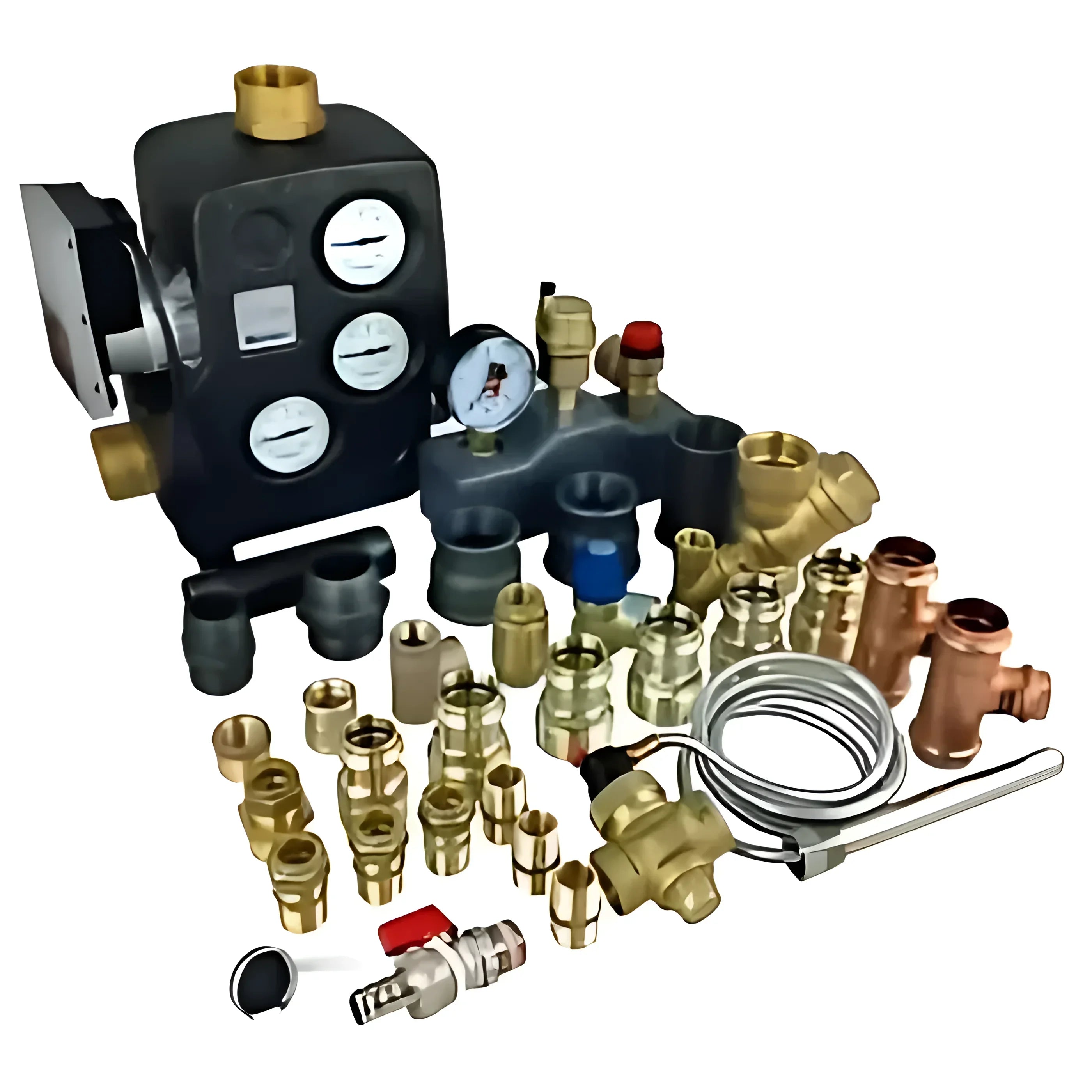 Plumbing and heating component assortment with Attack SLX Lambda, integrierte Lambdasonde