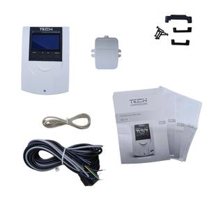 TECH EU-i-1 regulátor směšovacího ventilu 3/4-cestný - topná křivka & ochrana zpátečky