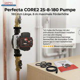 Obehové čerpadlo vykurovacieho čerpadla 25-8-180