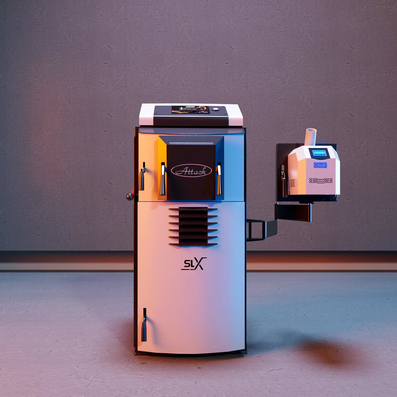 Attack SLX Combi 25 kW Kombikessel für Holz und Pellets – Effizienz