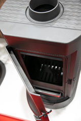 Plamen Tara designerkamin i gjutjärn – oberoende av rumsluft