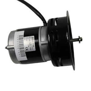 Schwarzer silberner Elektromotor für Holzvergaserkessel Attack DPX und SLX bis 35kW