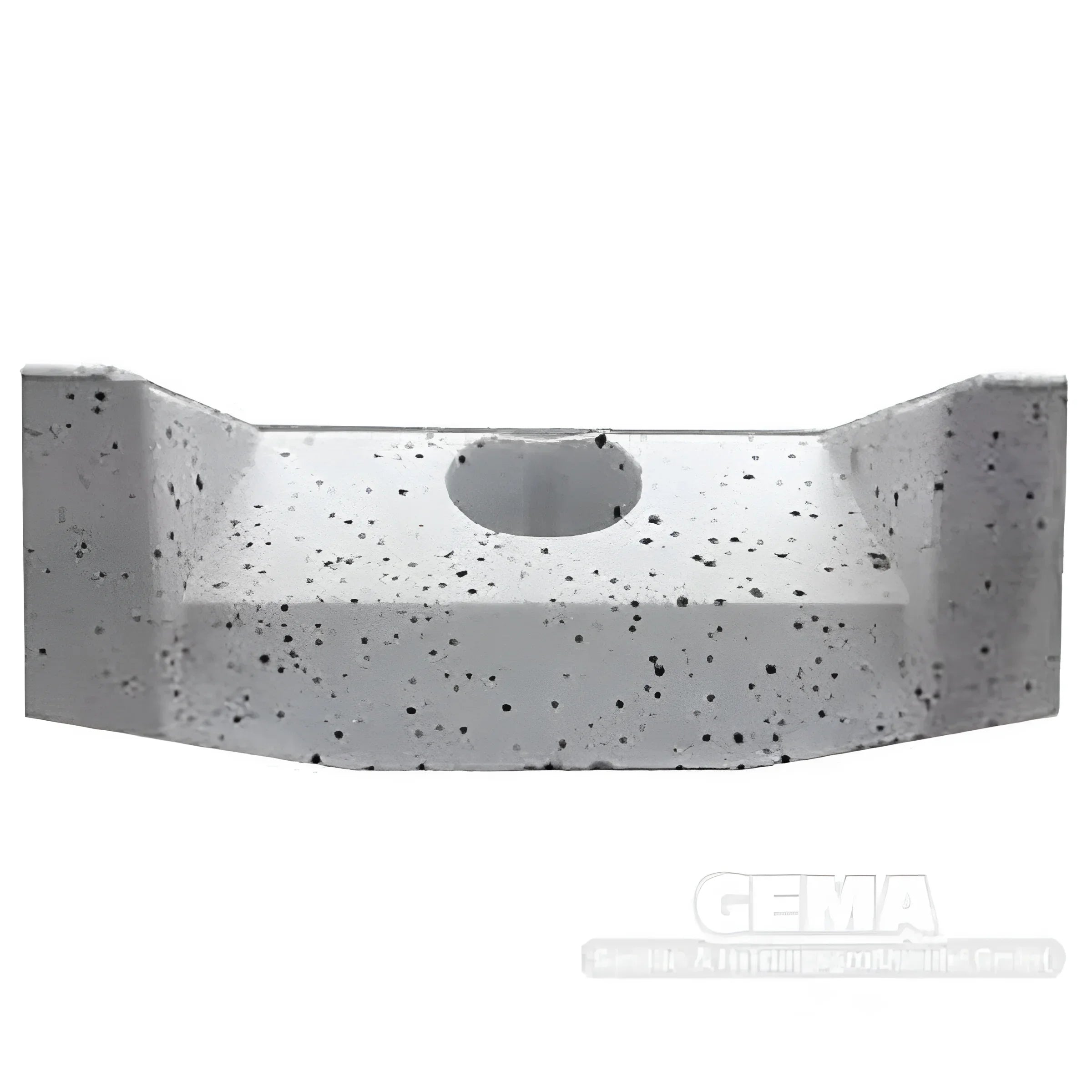 Speckled gray Viadrus U32 Schamottstein mit Mittelbohrung für U32 Heizkessel
