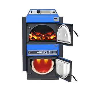 ATMOS KC 25 S Kohlevergaser 26 kW – Festbrennstoffkessel für Braunkohle - GEMA Shop