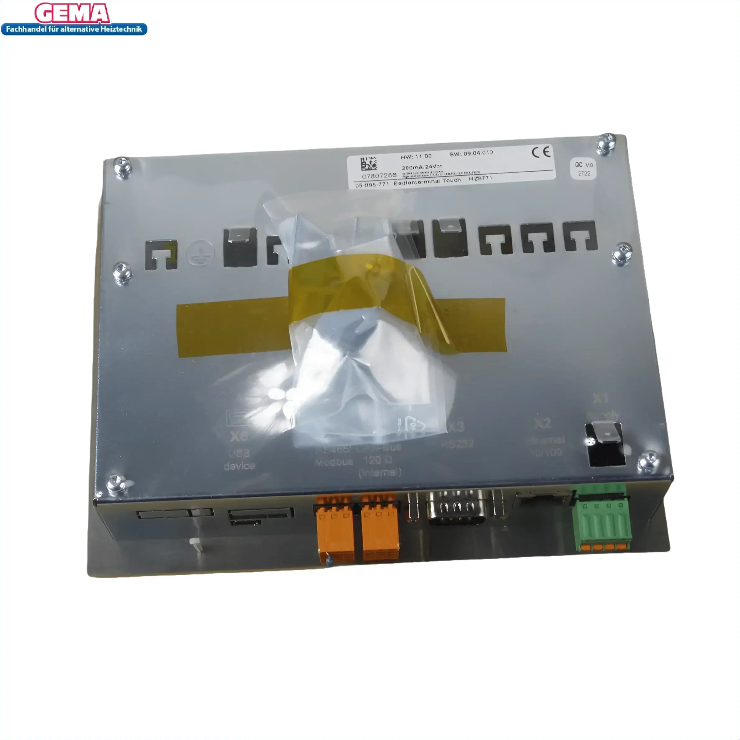 Metallisches Rechteck-Controllergehäuse für Attack Touch Display 7-Zoll Touch Display