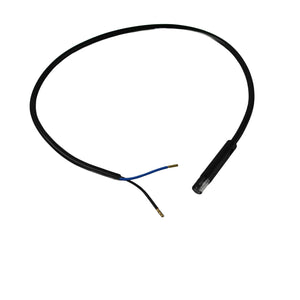 Schwarzes Kabel mit Sensor und Leitungen für Attack Pelletkessel Fotozelle
