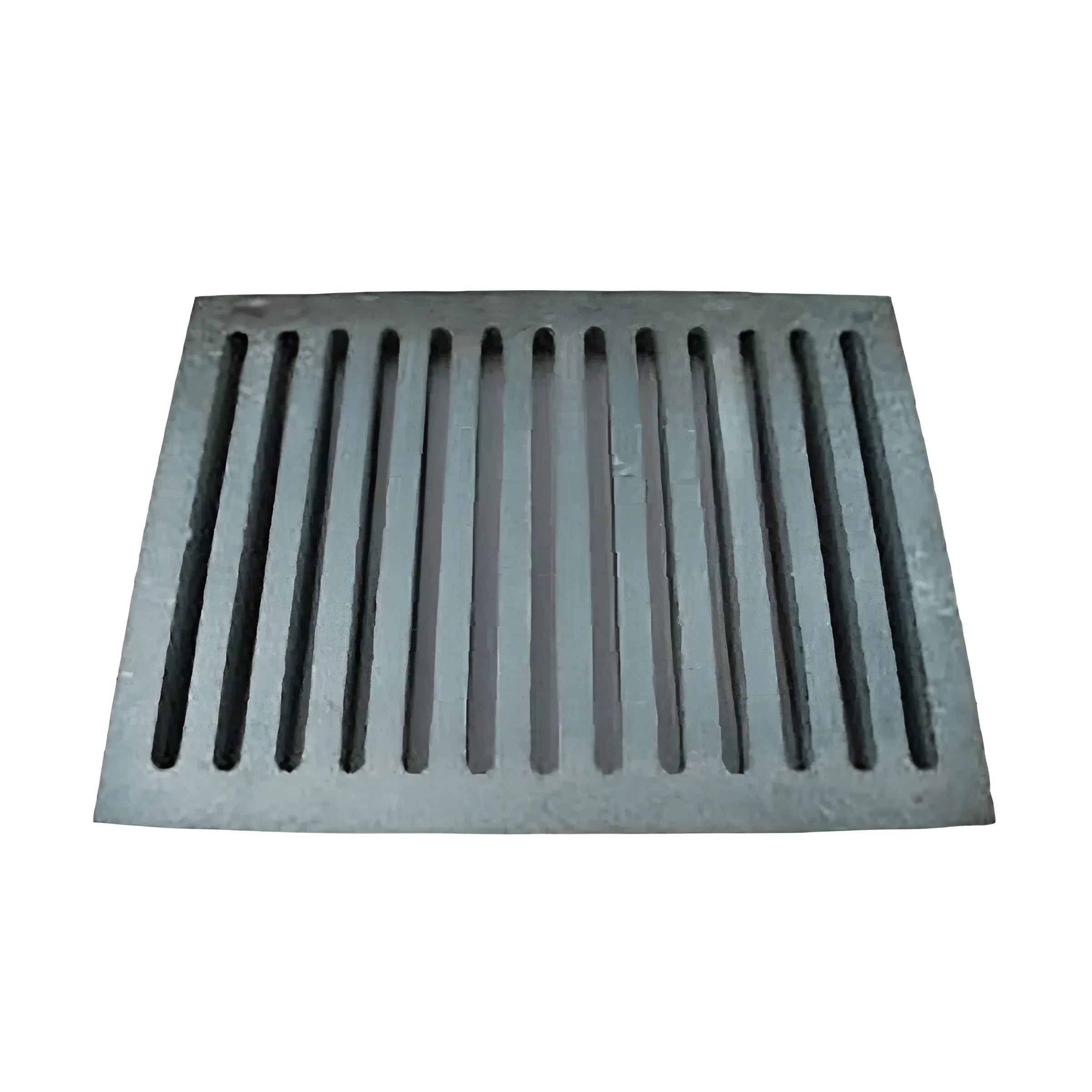 Graues Metallschutzgitter mit parallelen Schlitzen für Heizkessel Original Ersatzteil