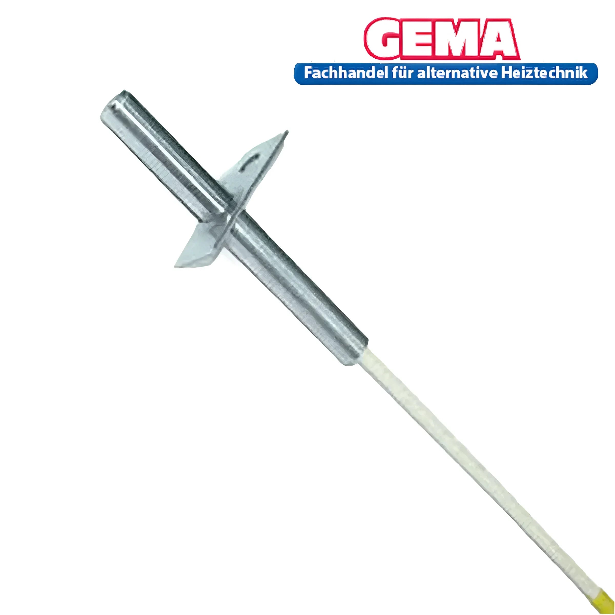 Metallstab mit Montageflansch für Original Abgassensor DEFRO Heizkessel