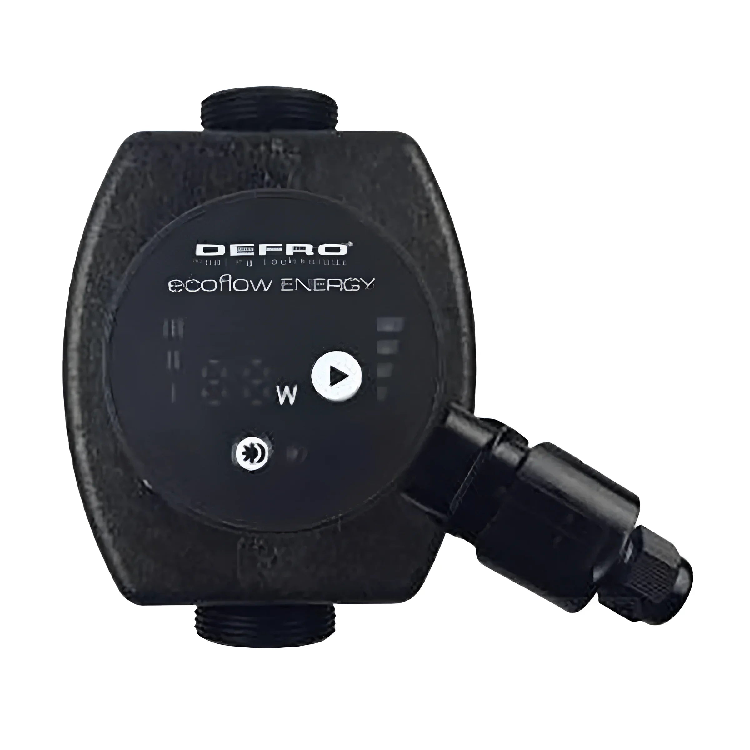 Schwarz Defro Ecoflow Energy Heizungsumwälzpumpe mit Eco Flow-Technologie