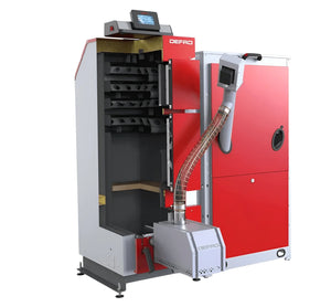 Defro Komfort Ekopell 14 kW Kombikessel mit moderner Holztechnik - GEMA Shop