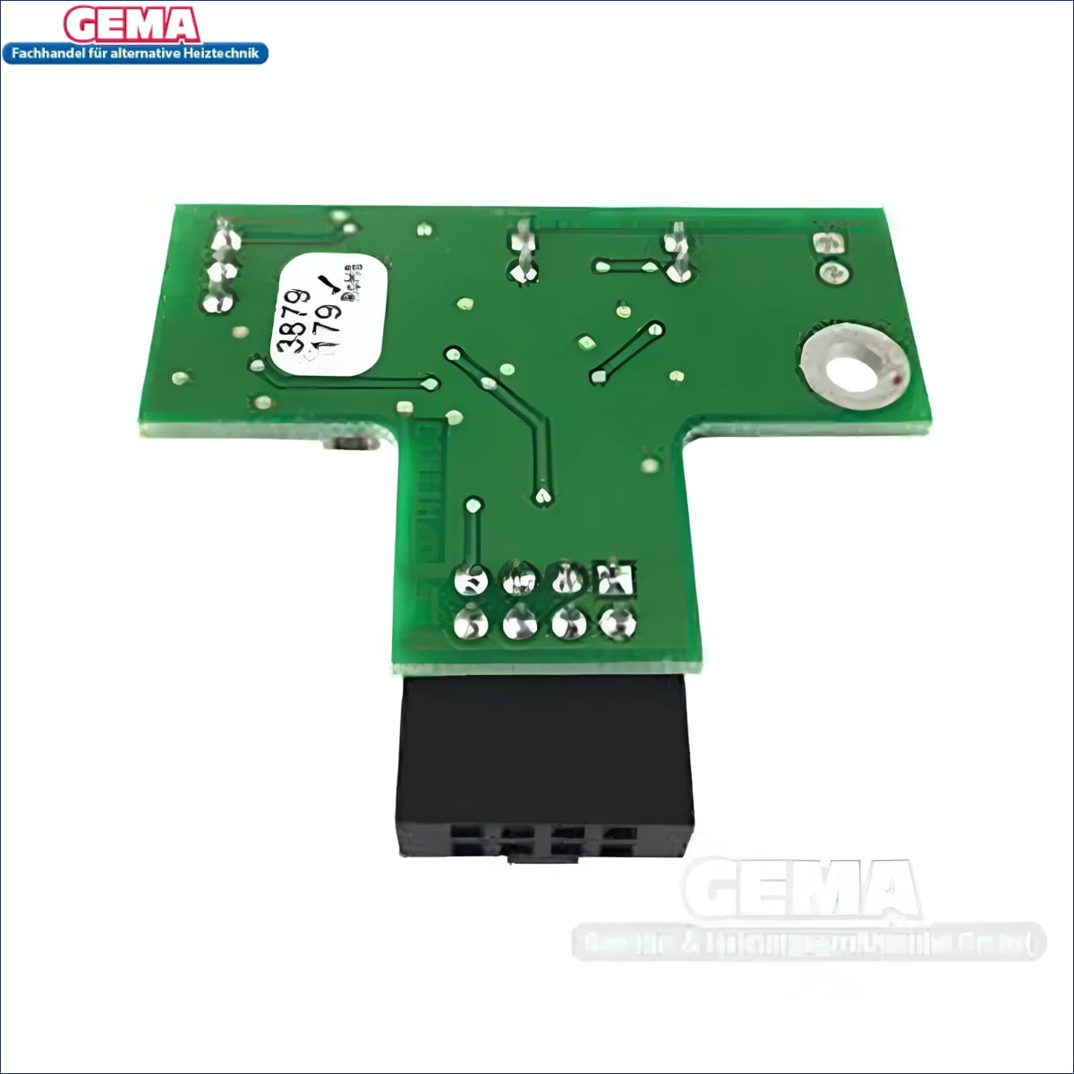 Grüne Platine mit schwarzem Anschluss für Thermoflux Pelling Unterdruck Adapter ECO Serie