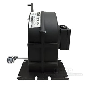 Schwarzes Blasgebläse WPA für Gebläse WPA im Optima Komfort Plus System