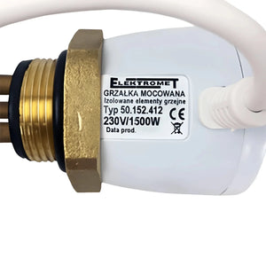 Heizpatrone, Heizstab 230V 1¼" AG 1,5 kW - 230V PV geeignet - GEMA Shop