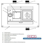 Heizstab 9 kW mit einstellbare Heizpatrone - GEMA Shop