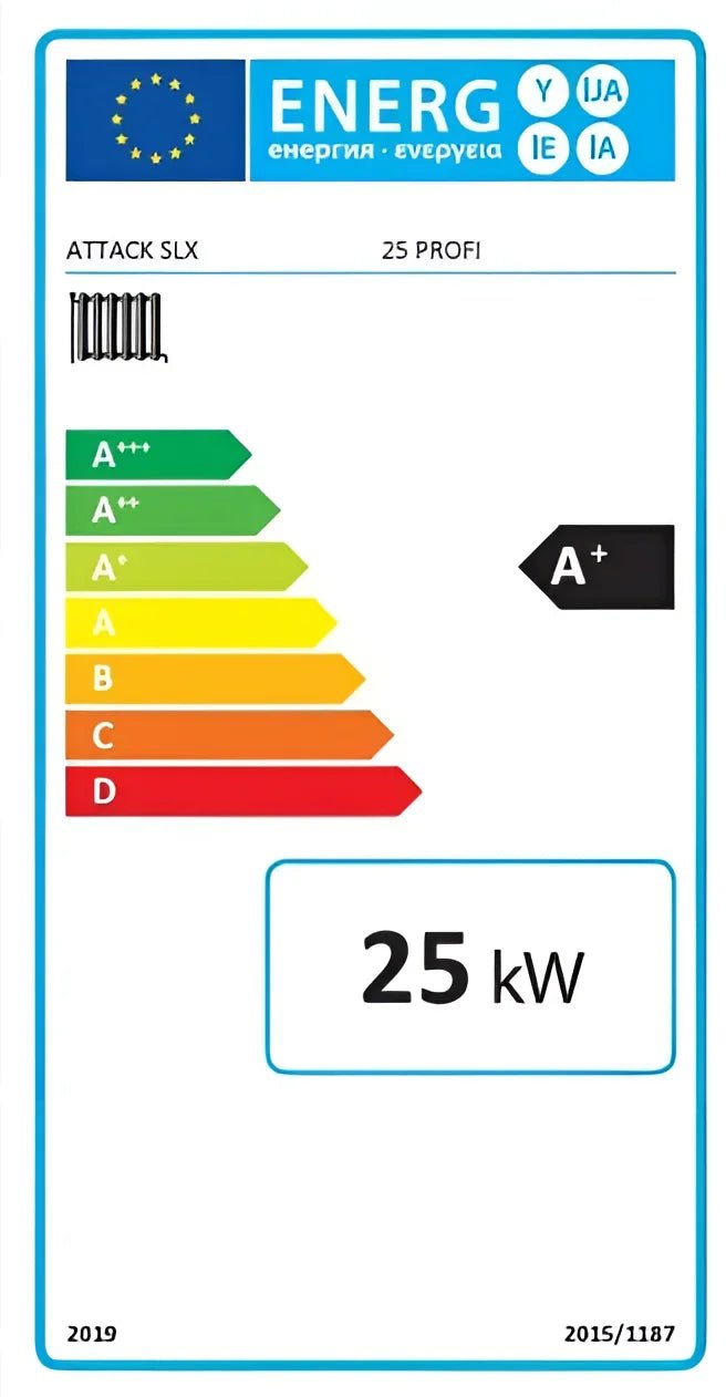 Holzvergaserkessel Attack SLX Profi 25 kW – Efektīva un ilgtspējīga - GEMA Shop