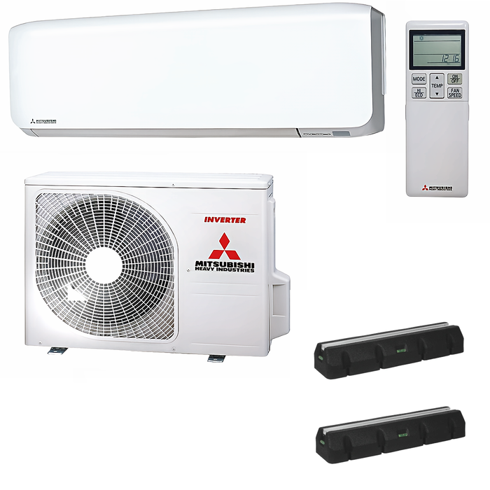 🌬️ Mitsubishi SRK 25 ZS-W Klimaanlage Komplettpaket – effizienter Komfort für Ihr Zuhause! 📦❄️