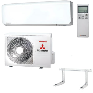 Weiße Mitsubishi Klimaanlage Monosplit mit Fernbedienung, optimale Leistung von Mitsubishi Heavy Industries