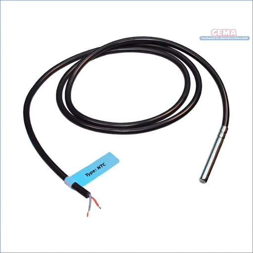 NTC Thermistor mit schwarzem Kabel für Heizkessel und Boiler, temperaturfühler
