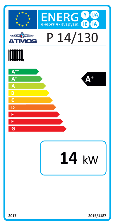Pelletkessel ATMOS P14/130 - GEMA Shop
