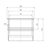 Rauchrohr für Pelletöfen - GEMA Shop