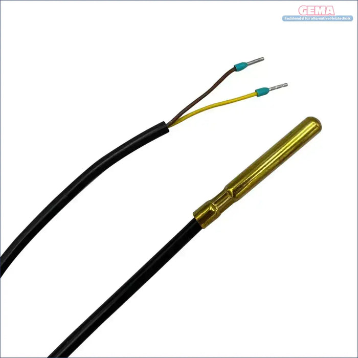 Brass-spitze Temperatursensor mit Drähten in rostfreiem Stahlgehäuse