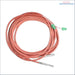 Reddish-brown Kabel mit Metallsonden und grünen Steckern für Temperatursensor-Set