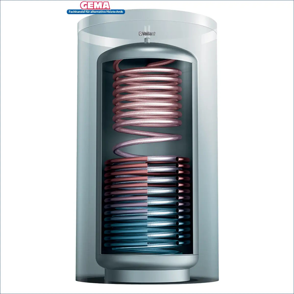 Cutaway water heater mit internen Coils für vaillant solarpaket und solarstation vms